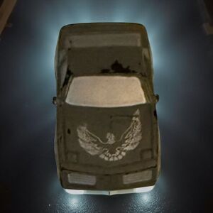 88” Vintage Micro Machines Pontiac Fire Bird Trans Am Gray Funrise A3